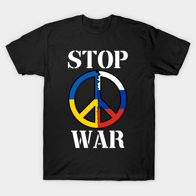 Stop the war in Ukraine T-Shirt by speedmanstudio